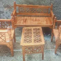 تخت سنتی  5پایه چوب روسی