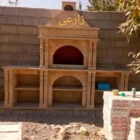 شومینه باربیکیو سنگی|خدمات پیشه و مهارت|شیراز, شهرک گلستان|دیوار