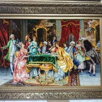 تابلوفرش دستبافت پاسورباز/فروشگاه ماندگار نقداقساط|تابلو فرش|تهران, بوستان جنگلی لویزان|دیوار