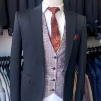 کت و شلوار دبل برست سیاه