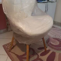 صندلی سفید نونو داخل مشما|صندلی و نیمکت|تهران, حافظیه|دیوار