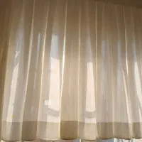 پشت پرده به همراه دو تا پرده اتاق خواب ست