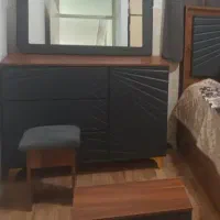 سرویس خواب و تخت دونفره نئون دار بهمراه کفی جکدار|تخت و سرویس خواب|تهران, بهداشت|دیوار