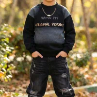 بلوز داخل خز خارجی مناسب 4تا 9سال