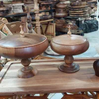 گز خوری چوبی سایز بندی گردو عمده و تکی|ظروف سرو و پذیرایی|اصفهان, خلیل آباد|دیوار