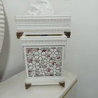 سطل آشغال وجا دستمال کاغذی