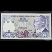 1000 لیر ترکیه کلکسیونی