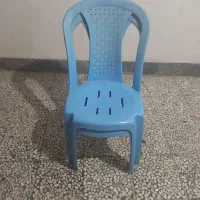 ۲تا صندلی پلاستیکی ابی|صندلی و نیمکت|رشت, گلباغ نماز|دیوار