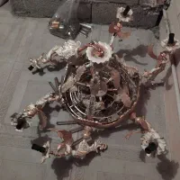 لوستر برنز  ۶شاخه فرشته