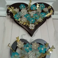 گل تزیینی جنس خارجی|گل مصنوعی|همدان, |دیوار