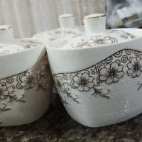 قندان چینی|ظروف سرو و پذیرایی|جوانرود, |دیوار