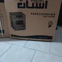 اجاق گاز ۵شعله طرح فر و ماشین دوقلو