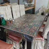 میز غذا خوری 6 نفره  در حد نو
