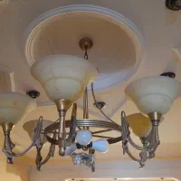 لوستر، دیوارکوب کریستالی، لاله، فانوس قدیمی