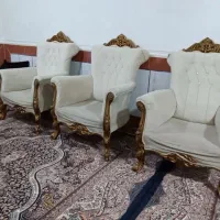 فروش دو دست مبل سلطنتی و راحتی دستی 6500 سالم|مبلمان خانگی و میز عسلی|آق قلا, |دیوار