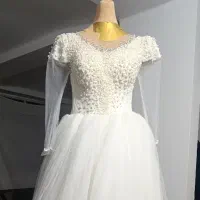 لباس عروس نو اروپایی فقط یک بار پوشیده شده|لباس|محمدیه-قزوین, |دیوار