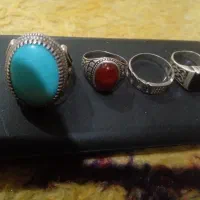 فروش۴تاانگشترنقره