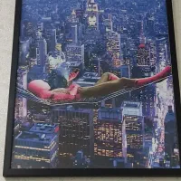 تابلو اسپایدرمن مرد عنکبوتی یشه ای