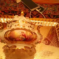 سرویس آجیل خوری  بارفتن حک usa کاملا نو|کلکسیون اشیاء عتیقه|رشت, سعدی (تختی)|دیوار