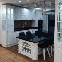 کابینت آشپزخانه/ هایگلاس /ممبران/نئوکلاسیک/MDF 707|مصالح و تجهیزات ساختمان|اصفهان, الهیه|دیوار