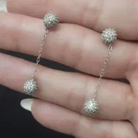 نیمست نقره گوی جواهری|جواهرات|ماهدشت, |دیوار