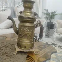 کتری ذغالی دکوری|قوری، کتری، قهوه‌ساز دستی|هشتگرد, هشتگرد قدیم|دیوار