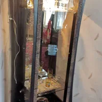 بوفه چوبی تزئینی|بوفه، ویترین، کنسول|شیراز, شریف‌آباد|دیوار