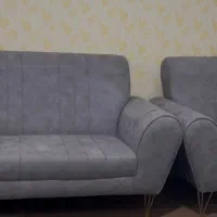 مبل۷نفره طوسی با۳عددمیزعسلی درحدنو