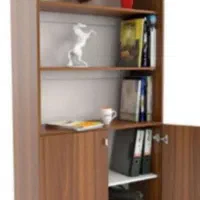 کتابخانه|کتابخانه، شلف، قفسههای دیواری|شهرکرد, |دیوار