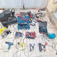 ابزار ام دی اف وسایل نجاری فارسی بر پمپ باد ۲۵لیتر|ماشینآلات صنعتی|مشهد, امیر آباد|دیوار