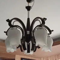 لوستر پنج شاخه|لوستر و چراغ آویز|اصفهان, خرم|دیوار