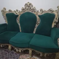 مبل سلطنتی ۹ نفره|مبلمان خانگی و میز عسلی|لاهیجان, کوی آزادگان|دیوار