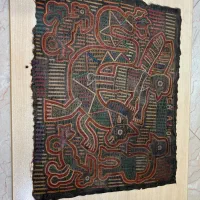 پارچه آنتیک کلکسیونی قدمت دار عتیقه باستانی
