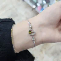 دستبند قلبی نقره اصلی|بدلیجات|کرمانشاه, |دیوار