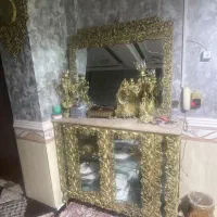 اینه کنسول طلایی