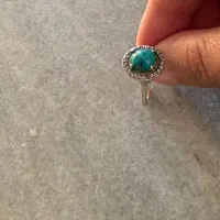 انگشتر نقره نگین فیروزه|جواهرات|قم, عمار یاسر|دیوار