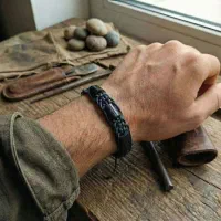 دستبند تورمالین سیاه اصل و معدنی