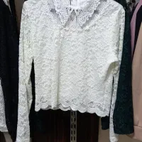 لباس مجلسی شومیز سفید شیک بادامن وسایل دیگه