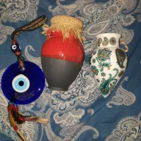 گلدان دیواری و چشم نظر