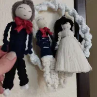 عروسک مکرومه روسی