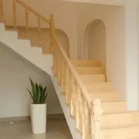 ساخت پله و نرده چوبی