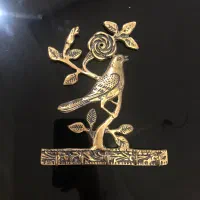 جاکلیدی دیواری برنجی سیاه قلم