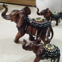 مجسمه قو مجسمه فیل هندی تزئینی سه سایز