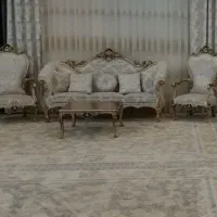 مبل استیل ۷نفره درحد نو|مبلمان خانگی و میز عسلی|قم, شاه سید علی|دیوار