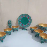 هفت سین سنتی+ استند گل+ گلدان+ سبد سنتی