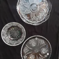 میوه خوری و کاسه و شیرینی خوری کریستال خورشیدی