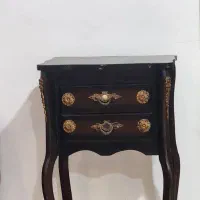 میز تلفن چوبی