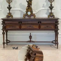 آینه و کنسول چوبی کشودار