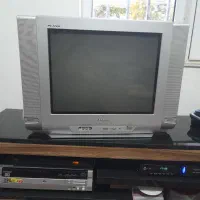 تلویزیون ۲۱اینج سامسونگ طوسی تخت سالم