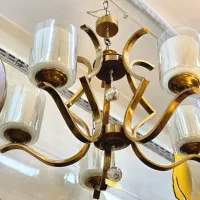 ۴ عدد لوستر نو قلبی پنج شاخه|لوستر و چراغ آویز|خوی, |دیوار